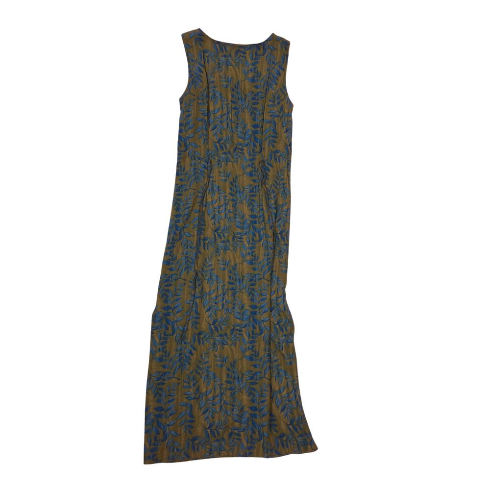 Norton McNaughton Floral Sleeveless Stretch Sheath Maxi Dress Size 5/Medium - Picture 3 of 4